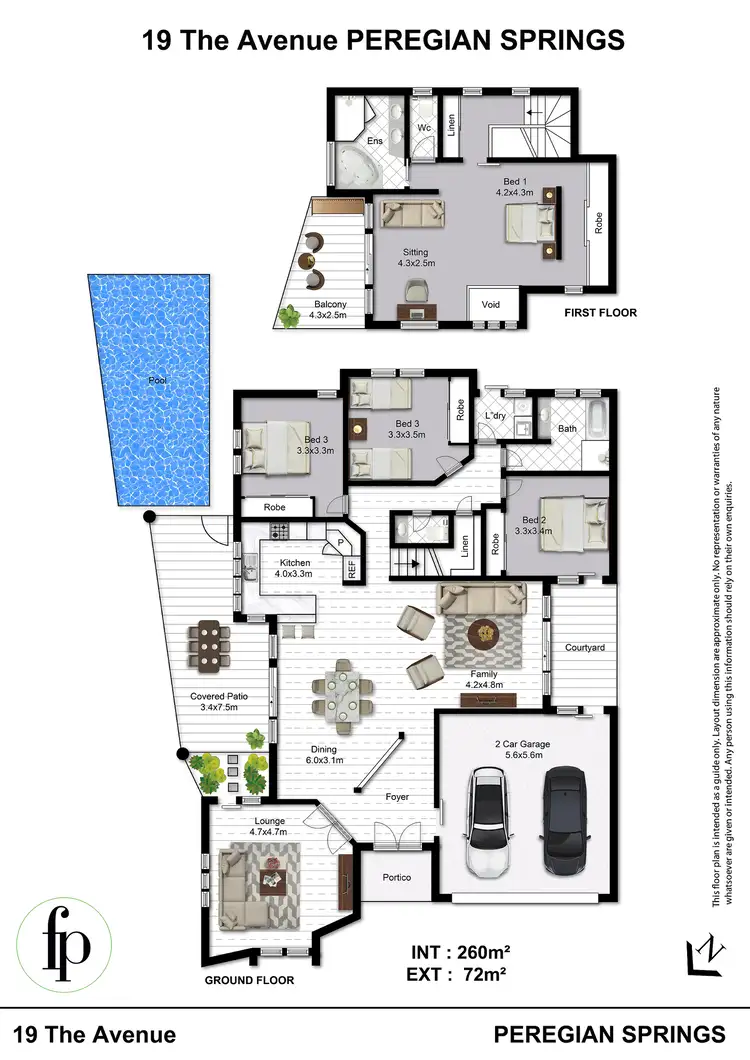Floorplan of Homely house listing, 19 The Avenue, Peregian Springs QLD 4573