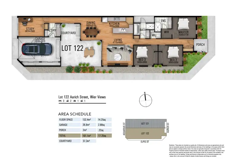 Floorplan of Homely house listing, 17 Aurich Street, Weir Views VIC 3338