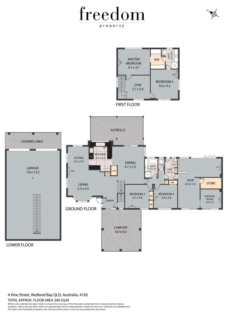 Floorplan of Homely house listing, 4 Vine Street, Redland Bay QLD 4165