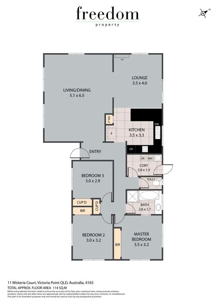 Floorplan of Homely house listing, 11 Wisteria Court, Victoria Point QLD 4165