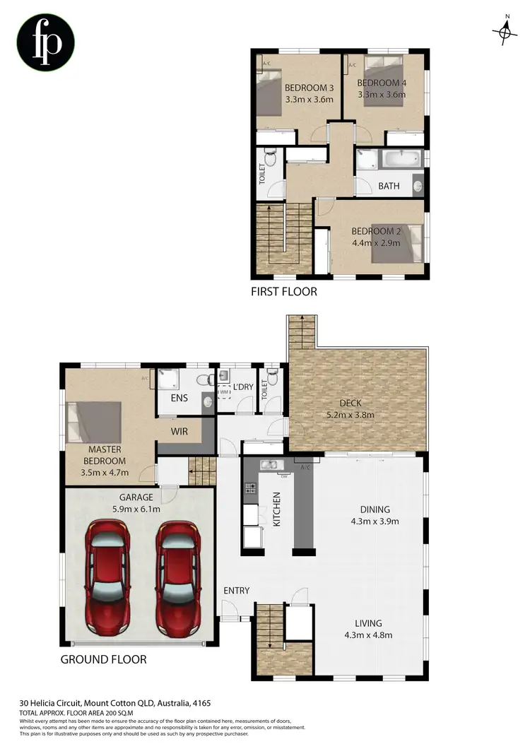 Floorplan of Homely house listing, 30 Helicia Circuit, Mount Cotton QLD 4165