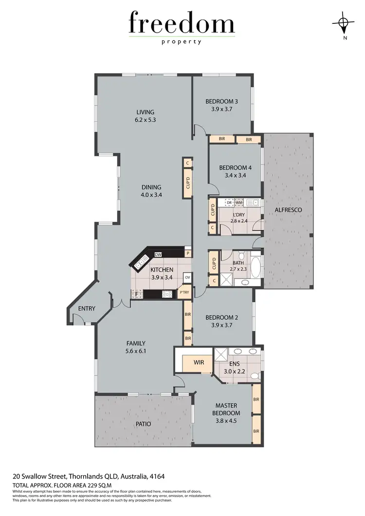 Floorplan of Homely house listing, 20 Swallow Street, Thornlands QLD 4164