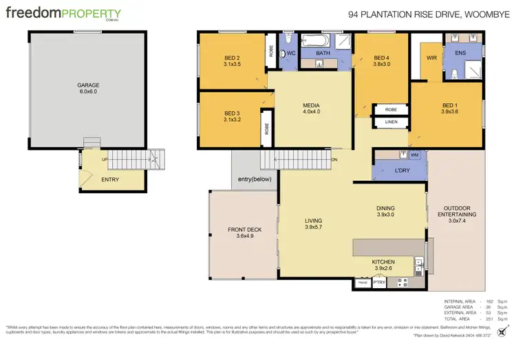 Floorplan of Homely house listing, 94 Plantation Rise Drive, Woombye QLD 4559