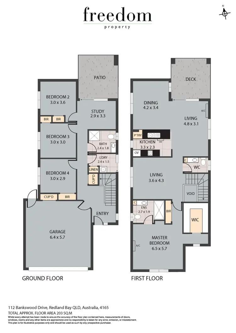 Floorplan of Homely house listing, 112 Bankswood Drive, Redland Bay QLD 4165