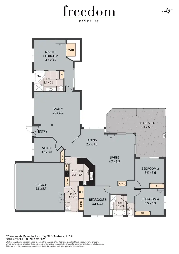 Floorplan of Homely house listing, 26 Watervale Drive, Redland Bay QLD 4165
