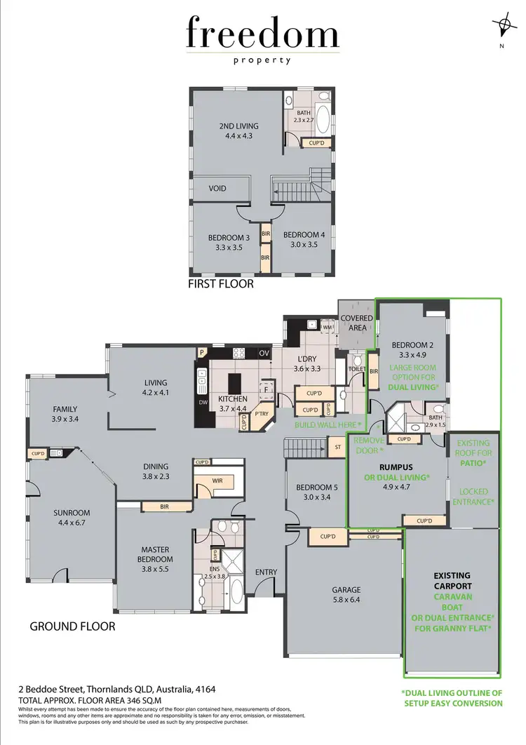 Floorplan of Homely house listing, 2 Beddoe Street, Thornlands QLD 4164