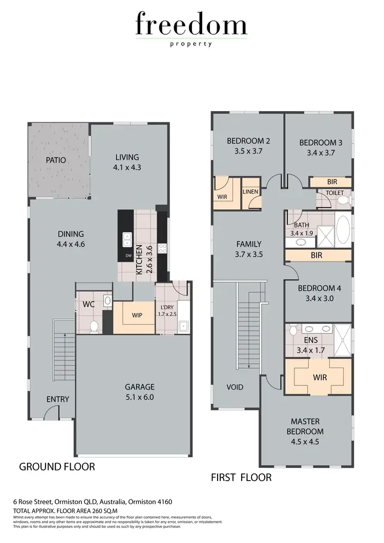 Floorplan of Homely house listing, 6 Rose Street, Ormiston QLD 4160
