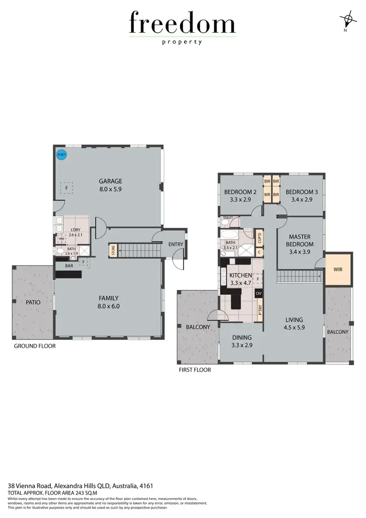 Floorplan of Homely house listing, 38 Vienna Road, Alexandra Hills QLD 4161