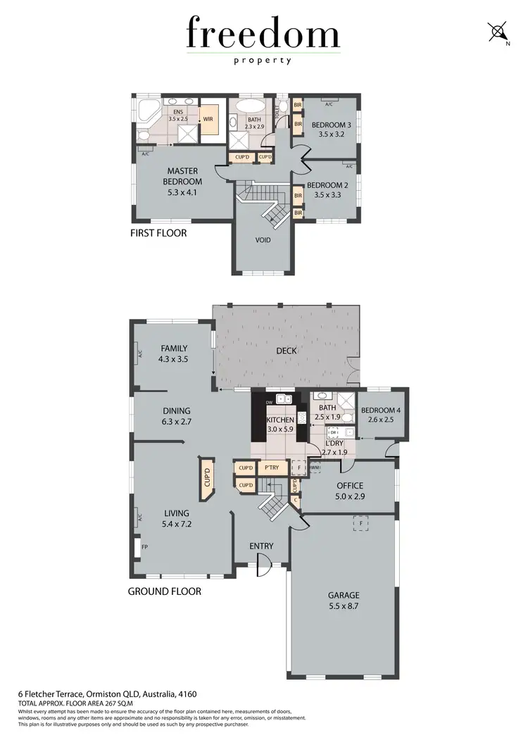 Floorplan of Homely house listing, 6 Fletcher Terrace, Ormiston QLD 4160