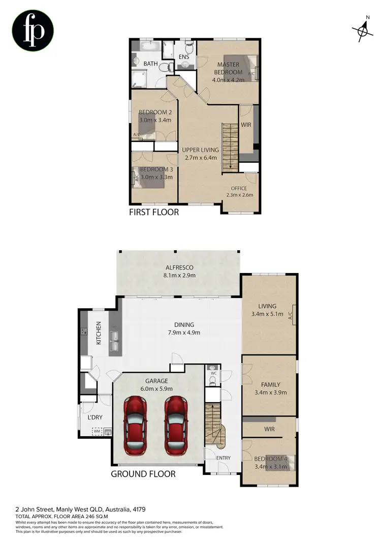 Floorplan of Homely house listing, 2 John Street, Manly West QLD 4179