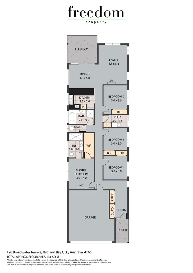 Floorplan of Homely house listing, 112 (lot 21) Broadwater Terrace, Redland Bay QLD 4165