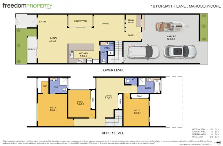 Floorplan of Homely house listing, 18 Forsayth Lane, Maroochydore QLD 4558