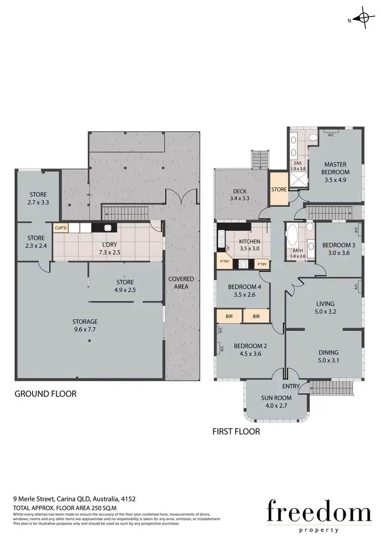 Floorplan of Homely house listing, 9 Merle Street, Carina QLD 4152