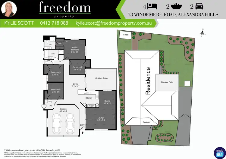 Floorplan of Homely house listing, 73 Windemere Road, Alexandra Hills QLD 4161