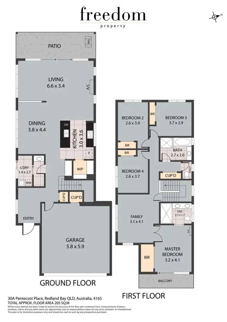 Floorplan of Homely house listing, 30A Pentecost Place, Redland Bay QLD 4165