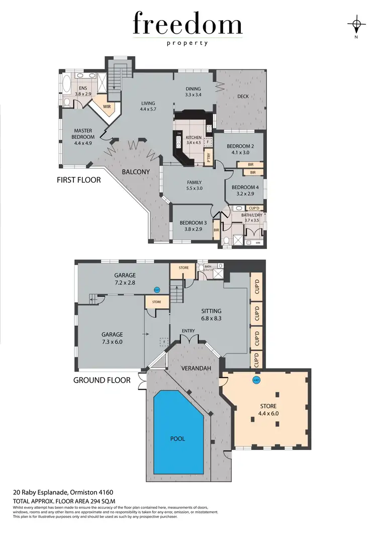 Floorplan of Homely house listing, 20 Raby Esplanade, Ormiston QLD 4160