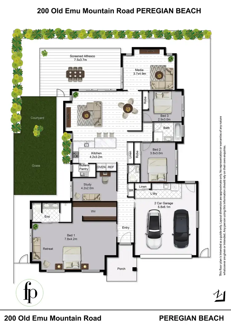 Floorplan of Homely house listing, 200 Old Emu Mountain Road, Peregian Beach QLD 4573