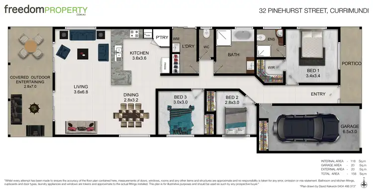 Floorplan of Homely house listing, 32 Pinehurst Street, Currimundi QLD 4551