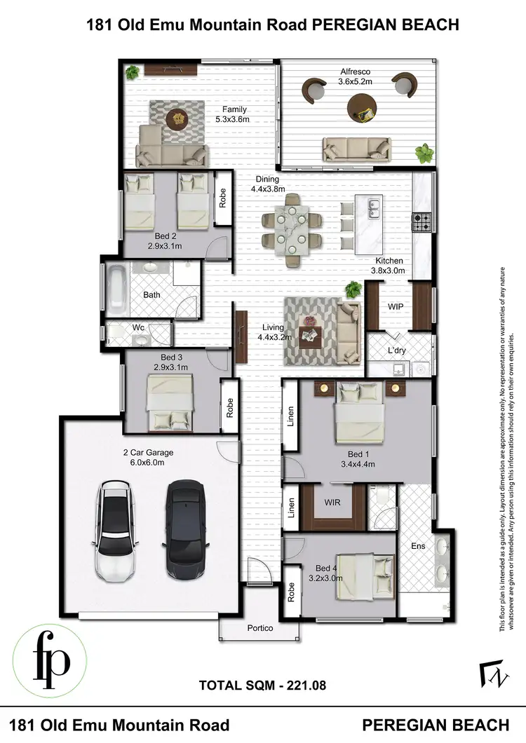Floorplan of Homely house listing, 181 Old Emu Mountain Road, Peregian Beach QLD 4573