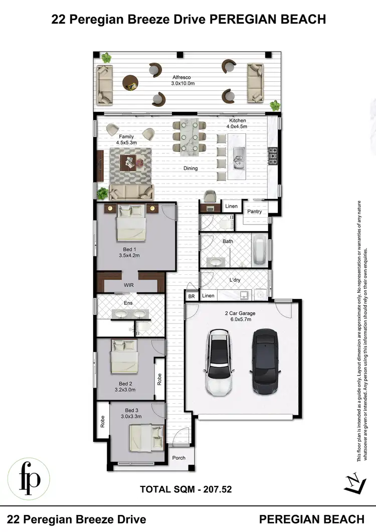 Floorplan of Homely house listing, 22 Peregian Breeze Drive, Peregian Beach QLD 4573