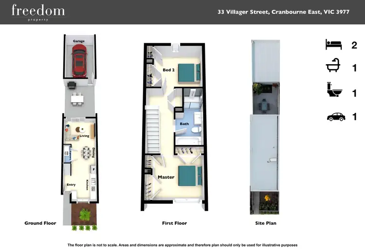 Floorplan of Homely house listing, 33 Villager Street, Cranbourne East VIC 3977