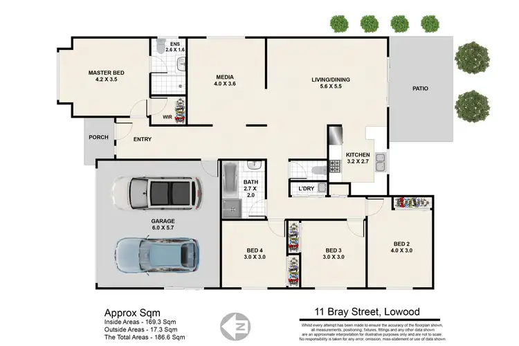 Floorplan of Homely house listing, 11 Bray Street, Lowood QLD 4311