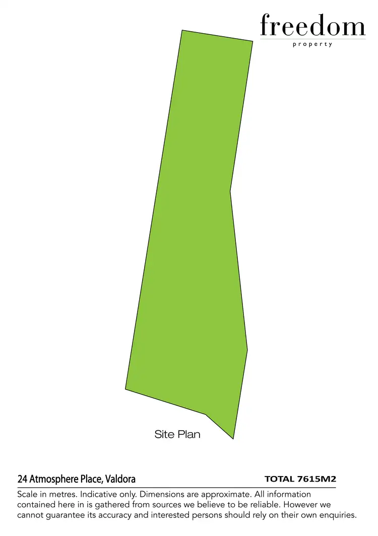 Floorplan of Homely land listing, 24 Atmosphere Place, Valdora QLD 4561
