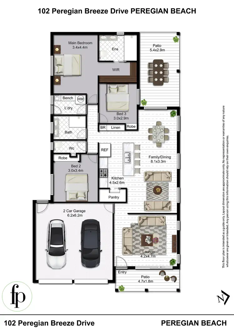 Floorplan of Homely house listing, 102 Peregian Breeze Drive, Peregian Beach QLD 4573