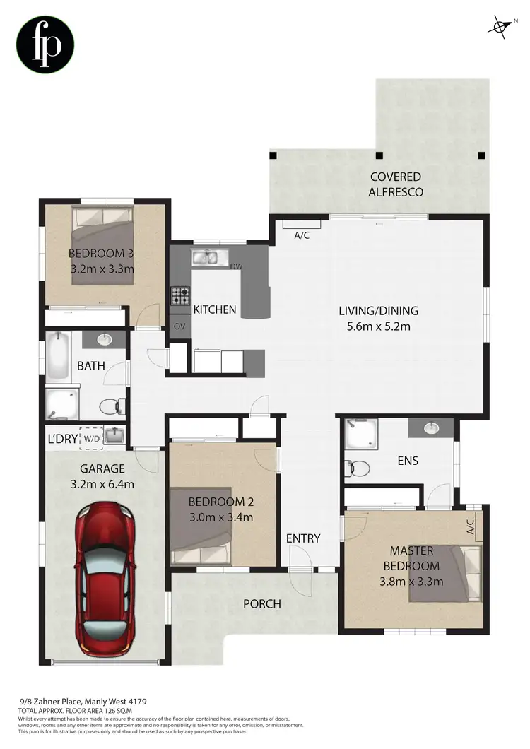 Floorplan of Homely house listing, 9/8 Zahner Place, Manly West QLD 4179