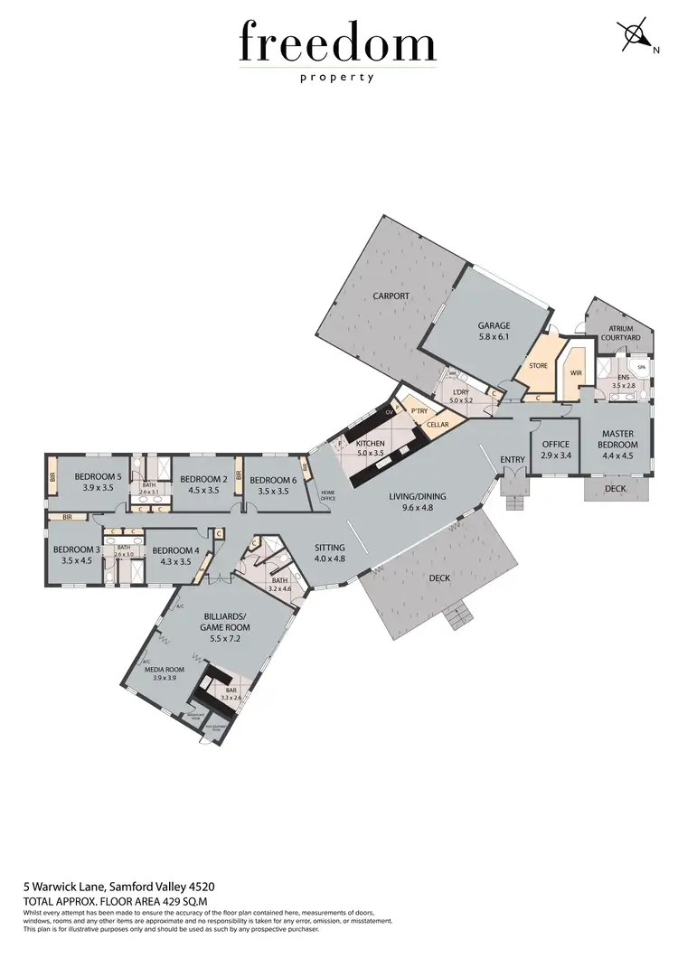 Floorplan of Homely house listing, 5 Warwick Lane, Samford Valley QLD 4520