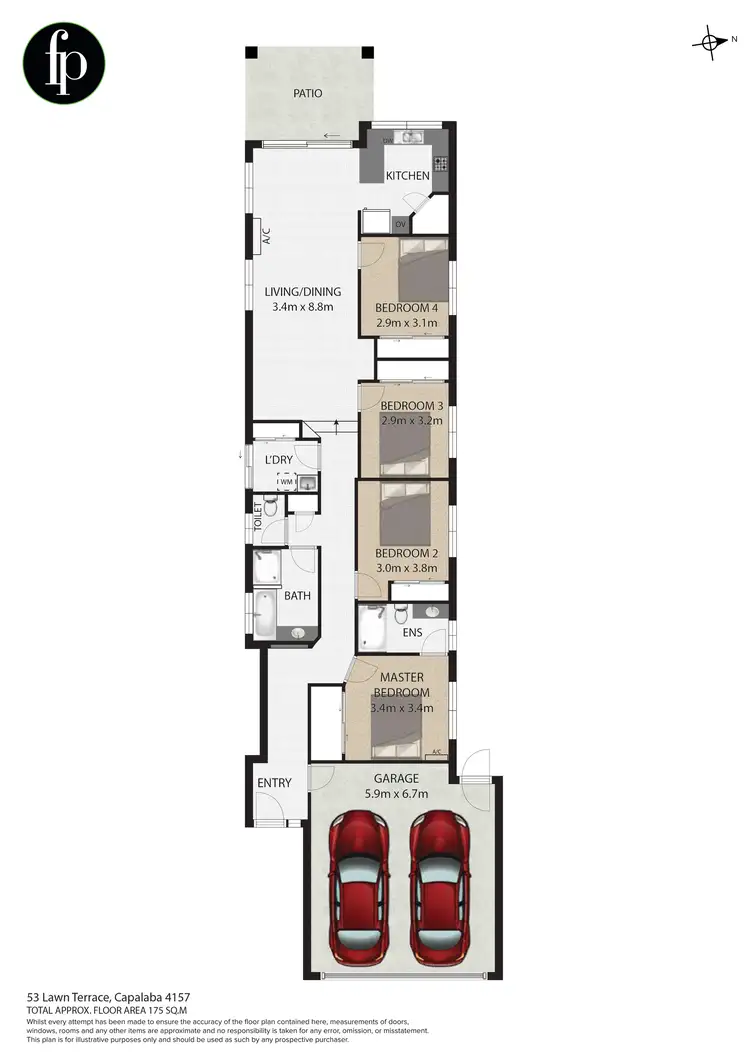 Floorplan of Homely house listing, 53 Lawn Terrace, Capalaba QLD 4157