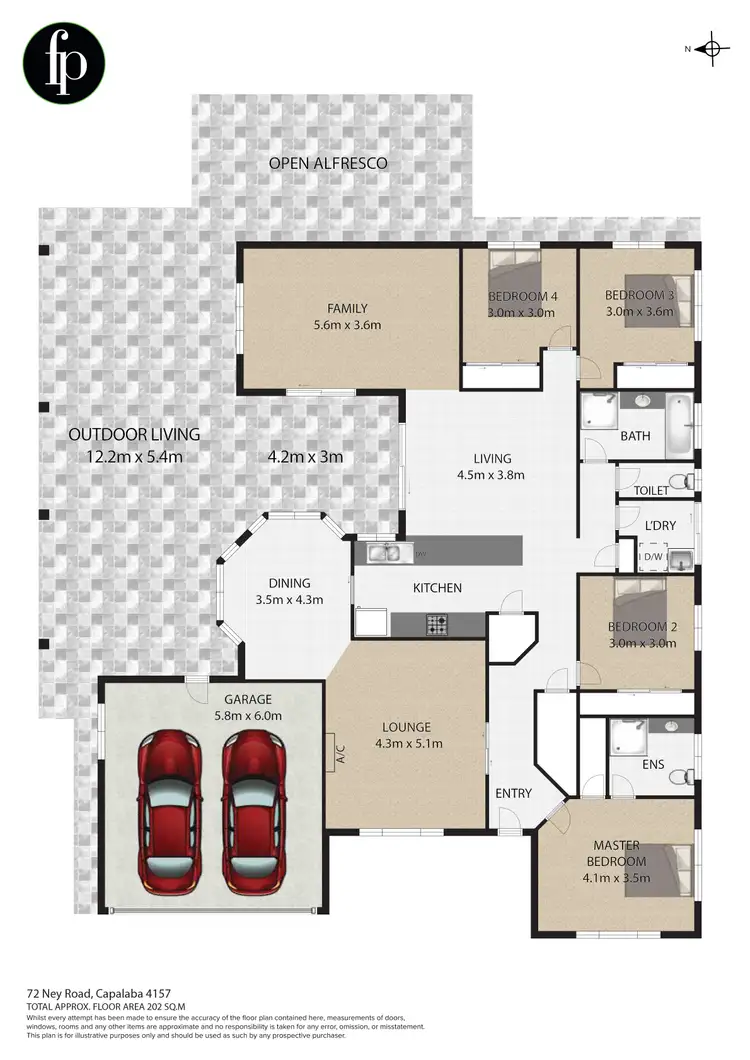 Floorplan of Homely house listing, 72 Ney Road, Capalaba QLD 4157