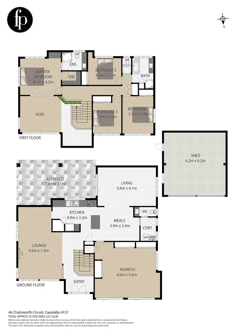 Floorplan of Homely house listing, 46 Chatsworth Circuit, Capalaba QLD 4157