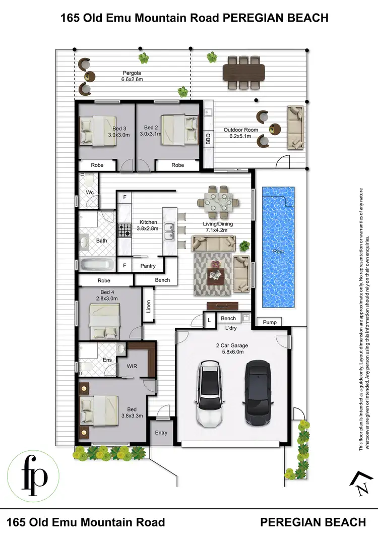 Floorplan of Homely house listing, 165 Old Emu Mountain Road, Peregian Beach QLD 4573