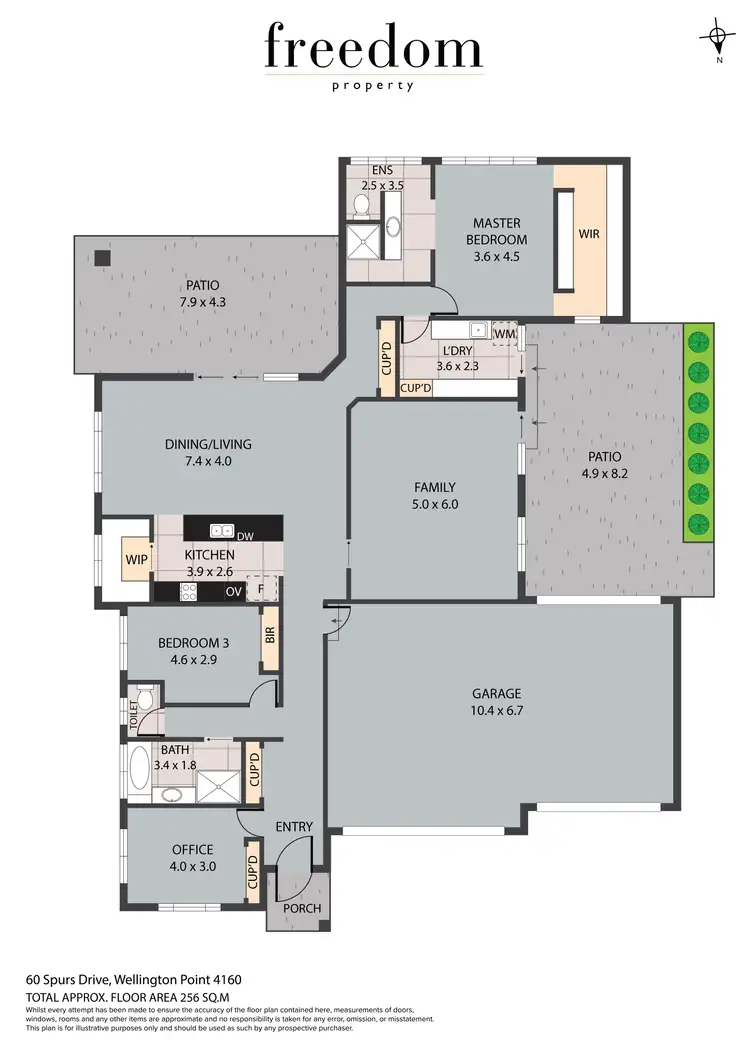 Floorplan of Homely house listing, 60 Spurs Drive, Wellington Point QLD 4160