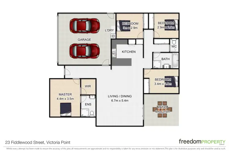 Floorplan of Homely house listing, 23 Fiddlewood Street, Victoria Point QLD 4165