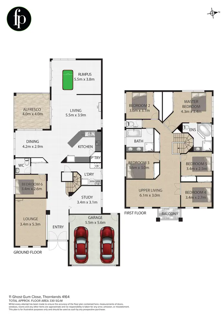 Floorplan of Homely house listing, 11 Ghost Gum Close, Thornlands QLD 4164