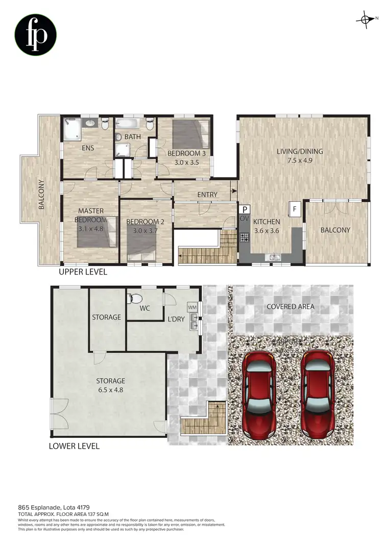 Floorplan of Homely house listing, 865 Esplanade, Lota QLD 4179