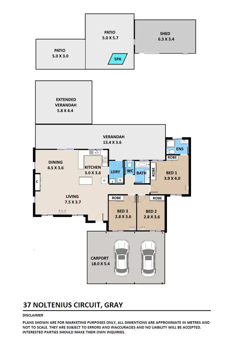 Floorplan of Homely house listing, 37 Noltenius Circuit, Gray NT 830