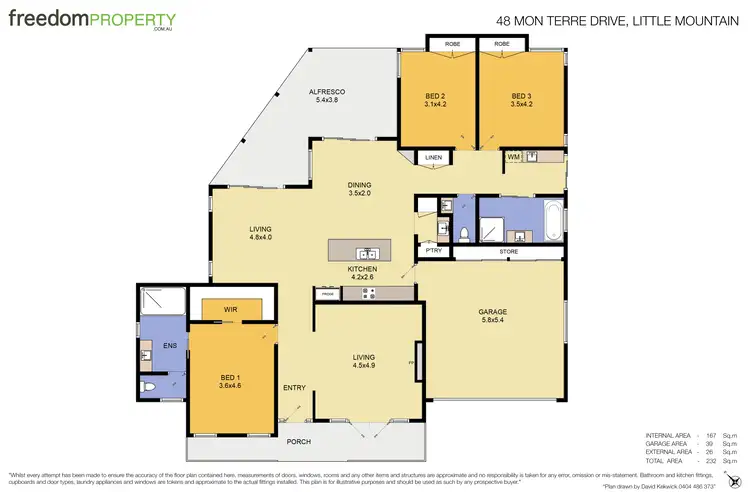 Floorplan of Homely house listing, 48 Mon Terre Drive, Little Mountain QLD 4551