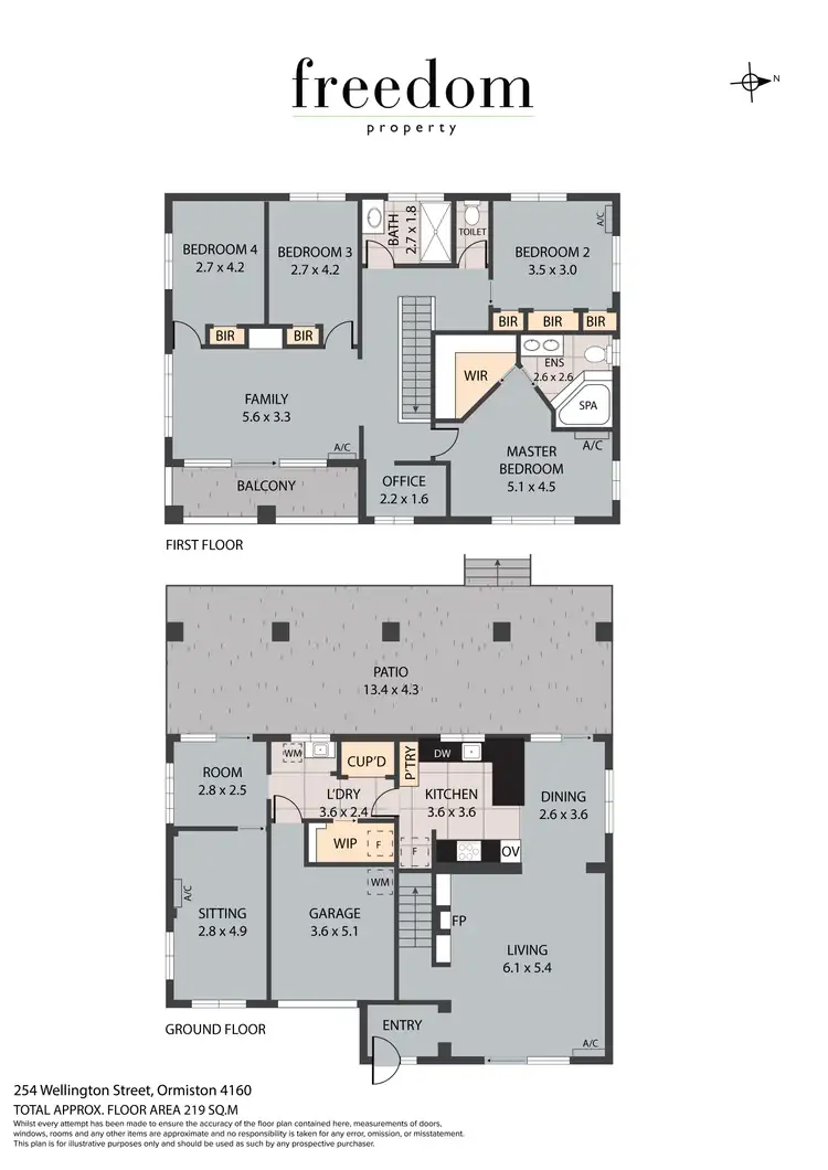 Floorplan of Homely house listing, 254 Wellington Street, Ormiston QLD 4160