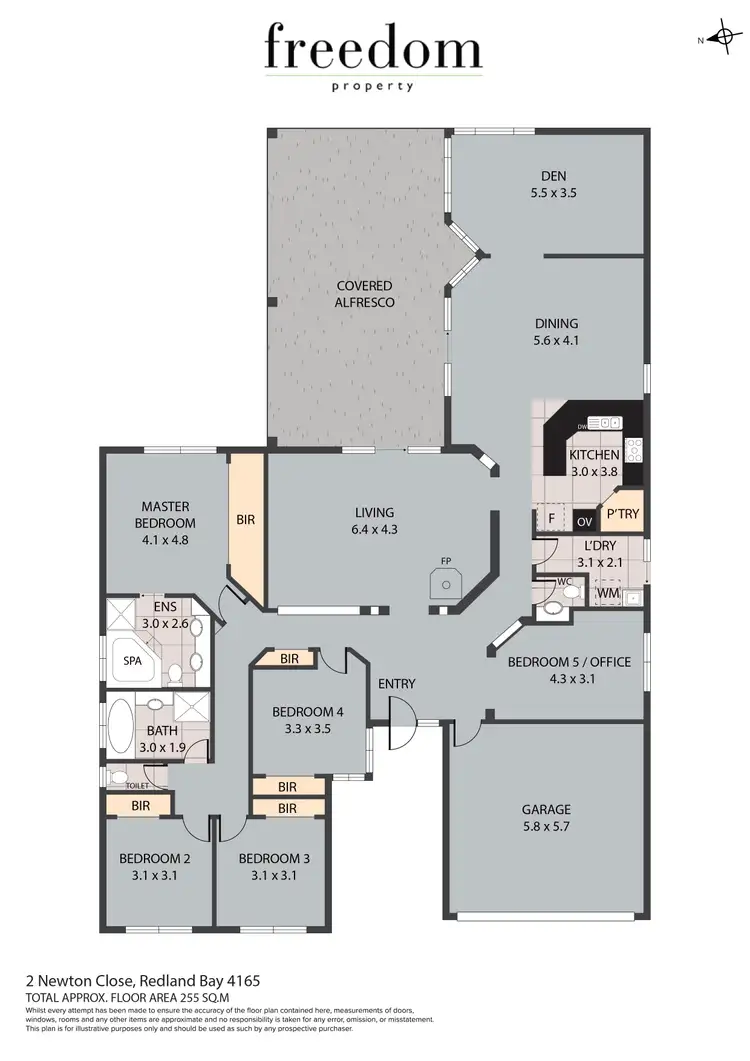 Floorplan of Homely house listing, 2 Newton Close, Redland Bay QLD 4165