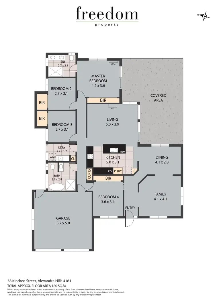 Floorplan of Homely house listing, 38 Kindred Street, Alexandra Hills QLD 4161