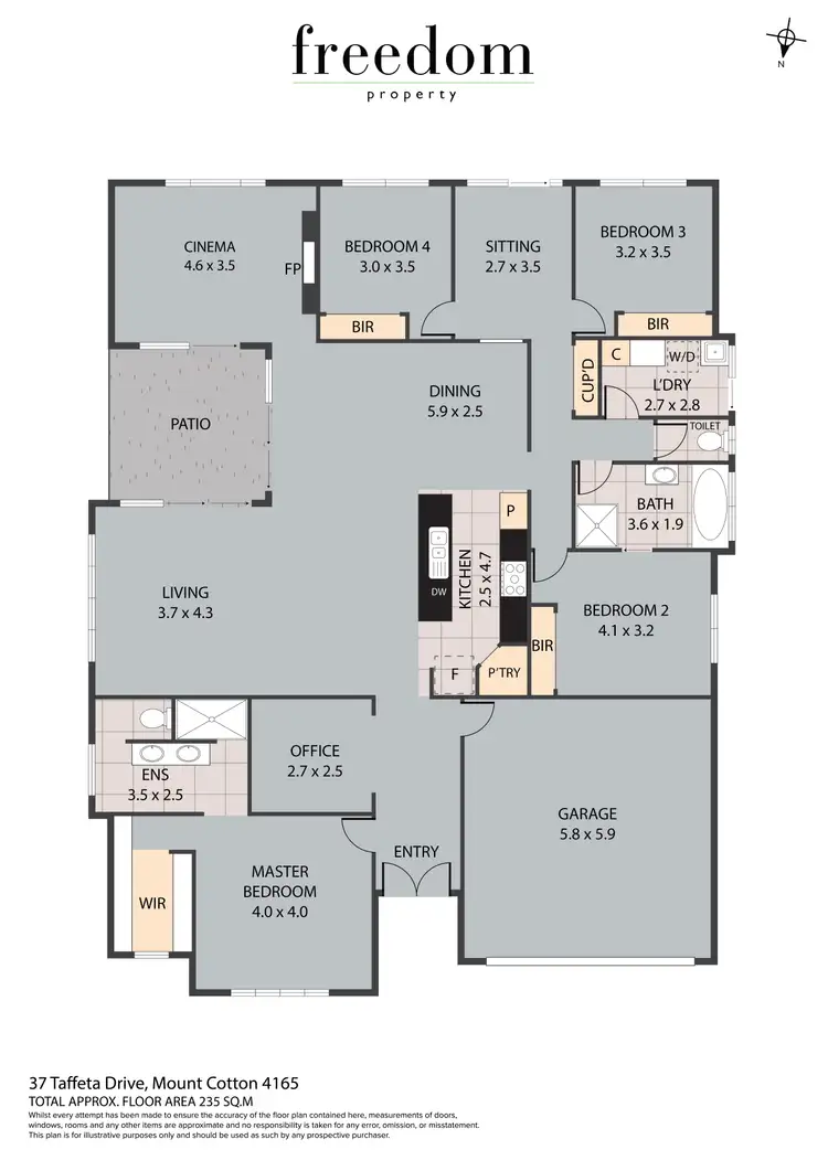 Floorplan of Homely house listing, 37 Taffeta Drive, Mount Cotton QLD 4165
