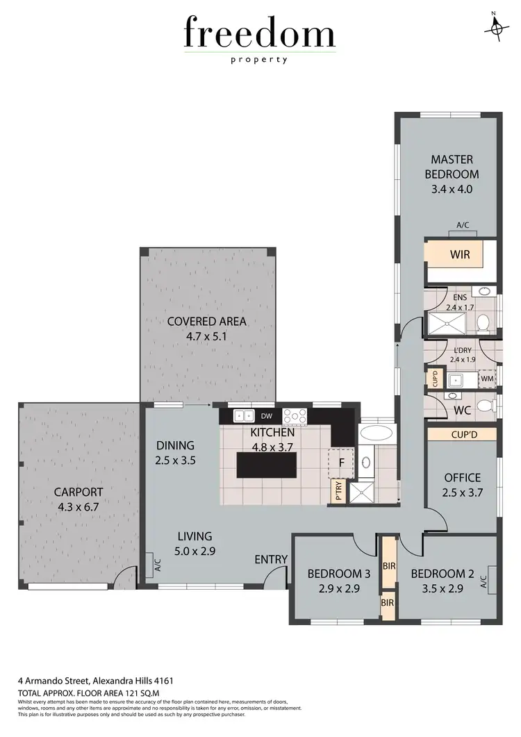 Floorplan of Homely house listing, 4 Armando Street, Alexandra Hills QLD 4161