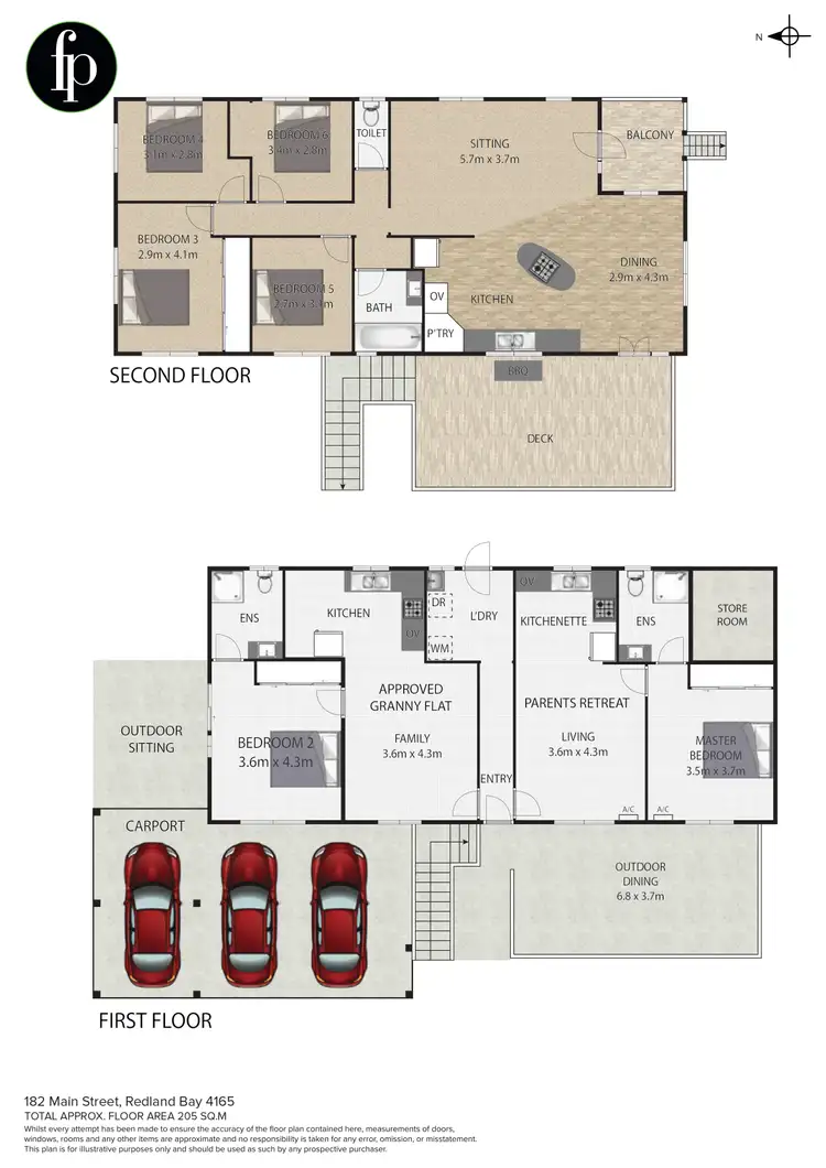 Floorplan of Homely house listing, 182 Main Street, Redland Bay QLD 4165