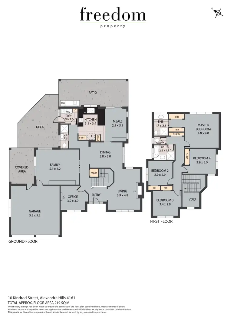 Floorplan of Homely house listing, 10 Kindred Street, Alexandra Hills QLD 4161