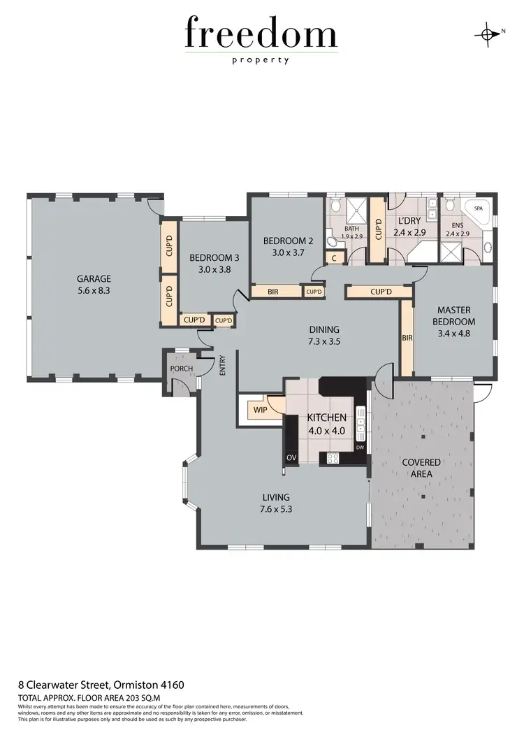 Floorplan of Homely house listing, 8 Clearwater Street, Ormiston QLD 4160