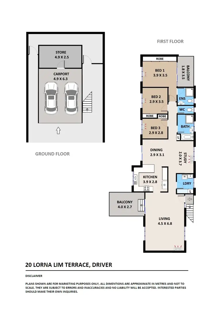 Floorplan of Homely house listing, 20 Lorna Lim Terrace, Driver NT 830