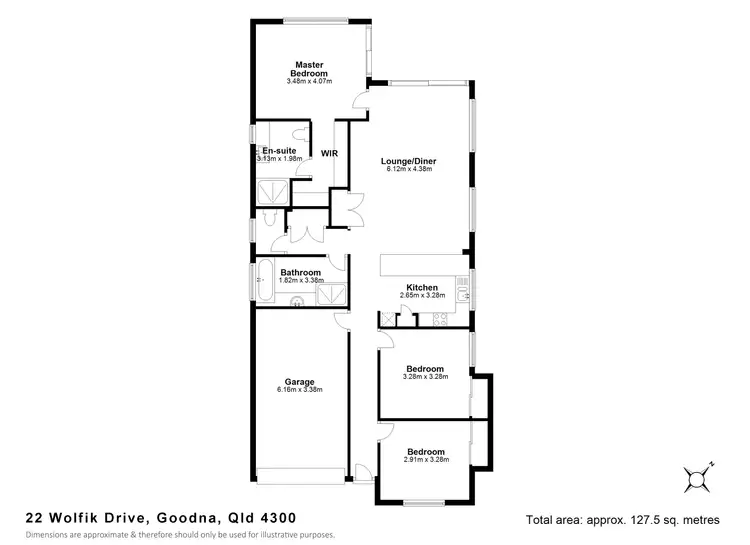 Floorplan of Homely house listing, 22 Wolfik Drive, Goodna QLD 4300